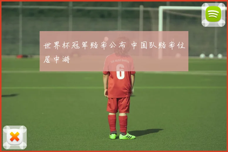世界杯冠军赔率公布 中国队赔率位居中游