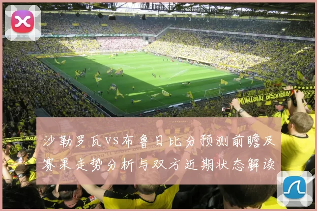 沙勒罗瓦vs布鲁日比分预测前瞻及赛果走势分析与双方近期状态解读