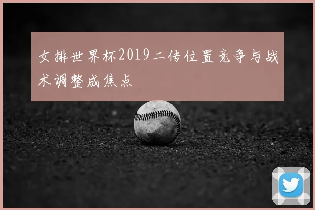 女排世界杯2019二传位置竞争与战术调整成焦点